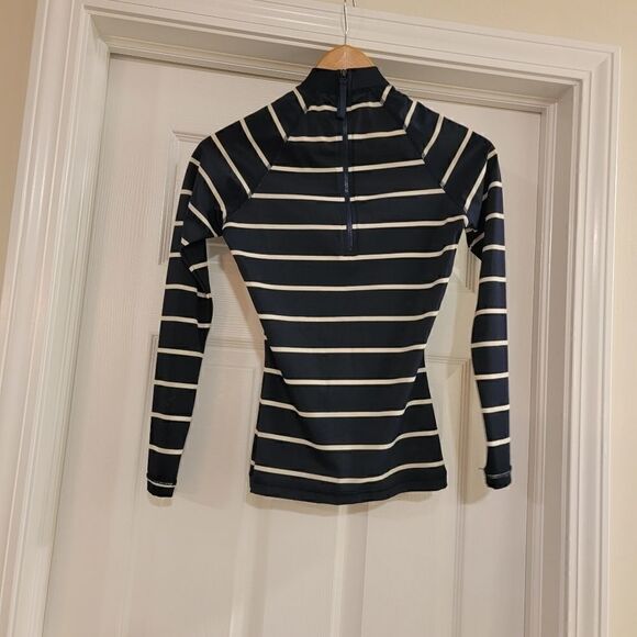 J. Crew rash guard navy stripe size XS - Picture 4 of 6